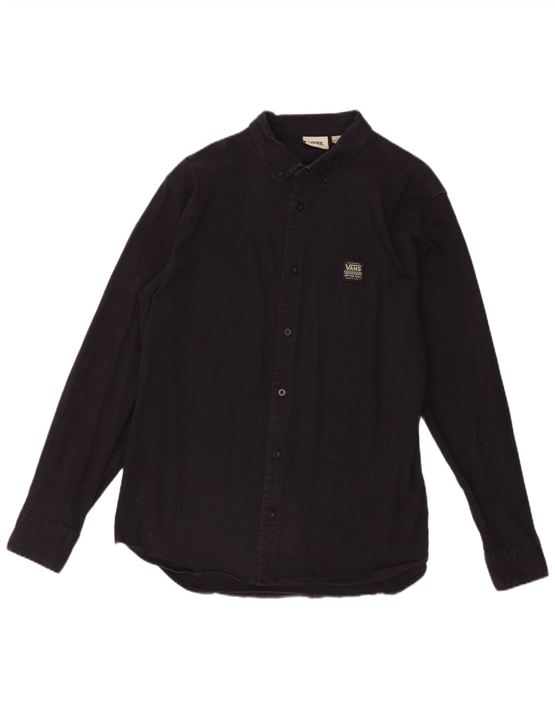 Vans Chemise graphique pour hommes en coton à fines rayures noires