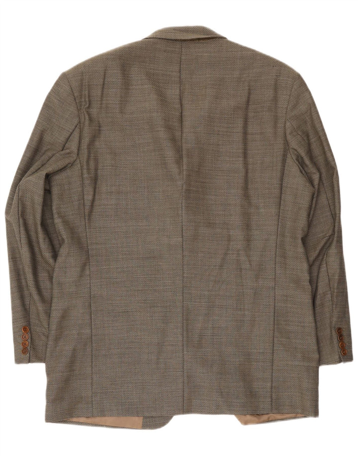 Hugo Boss Veste blazer à 3 boutons pour homme EU 54 2XL Gris laine vierge