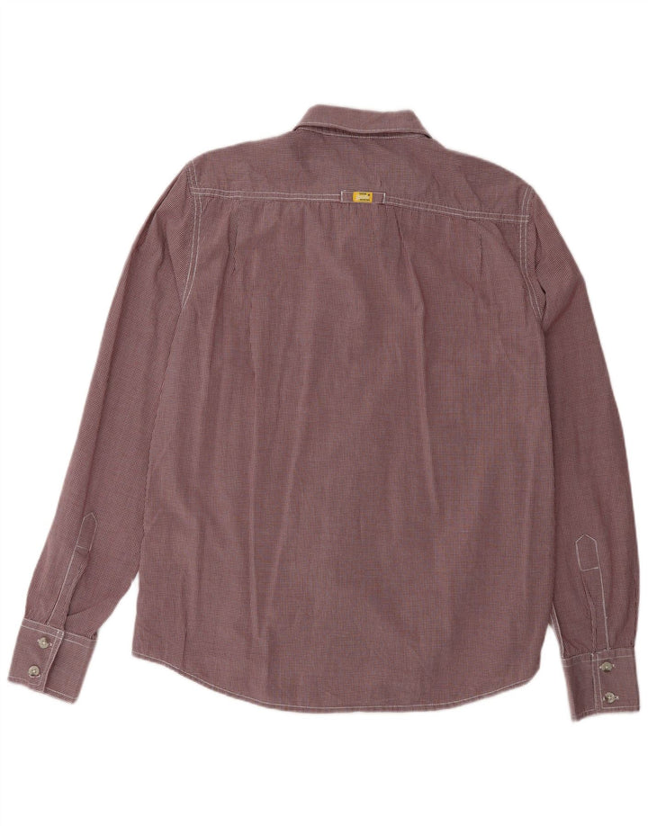 SUPERDRY Chemise Homme Large Rouge Vichy Coton