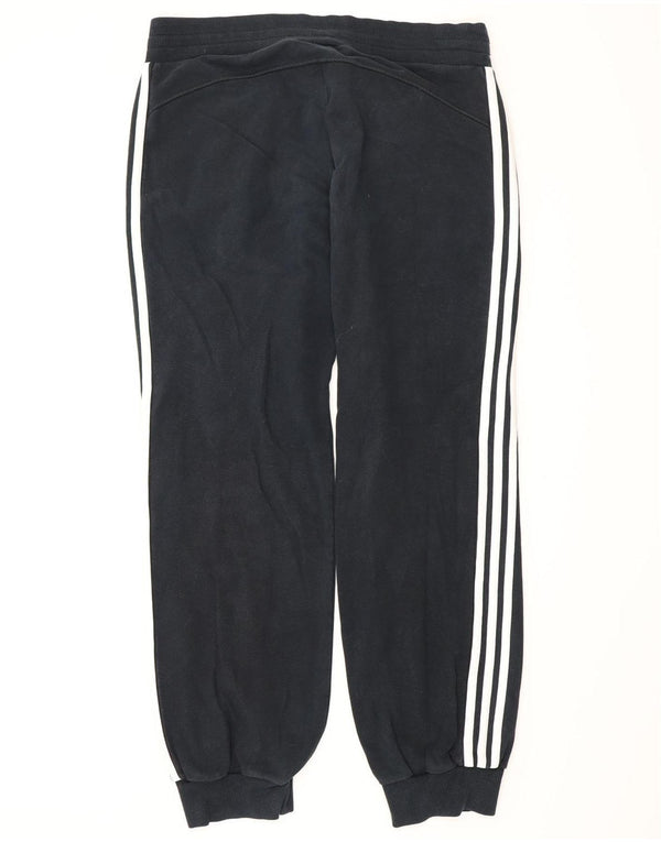 Adidas Pantalon de survêtement pour femme Joggers UK 12 Bleu marine moyen Coton