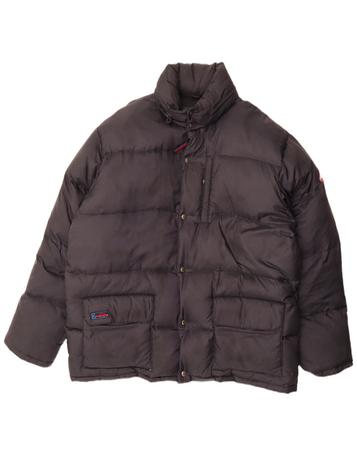 Invicta Veste matelassée pour homme UK 40 Large Noir Polyamide