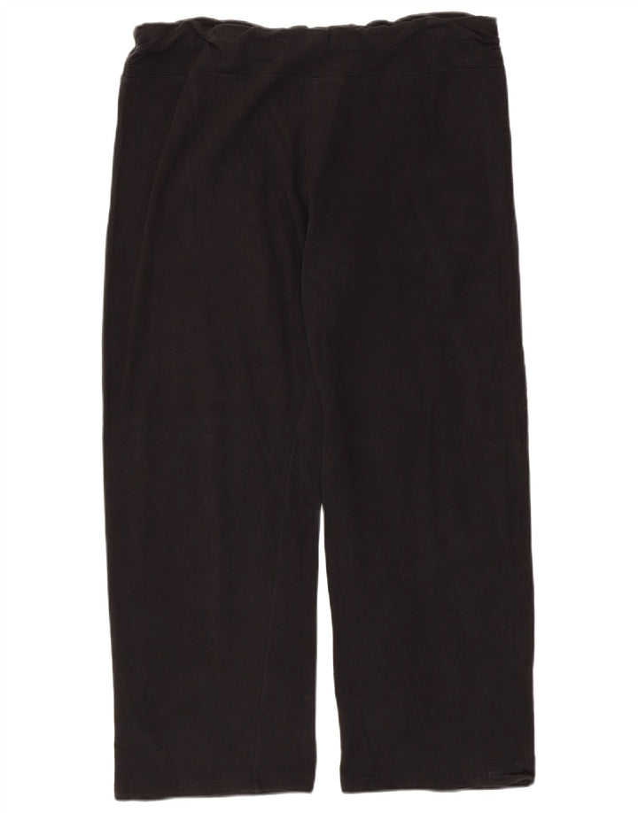 CALVIN KLEIN Pantalon de survêtement pour femme UK 18 XL Noir Coton