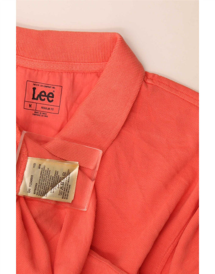 Lee Polo Regular Fit Homme Orange Moyen Coton