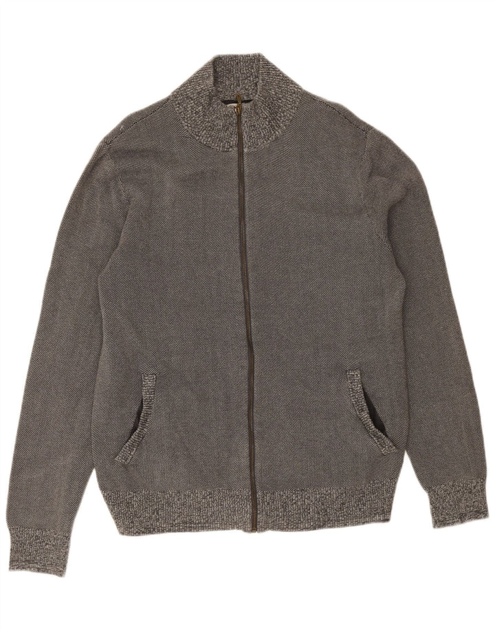 White Stuff Cardigan Pull Homme Gris Moyen Coton