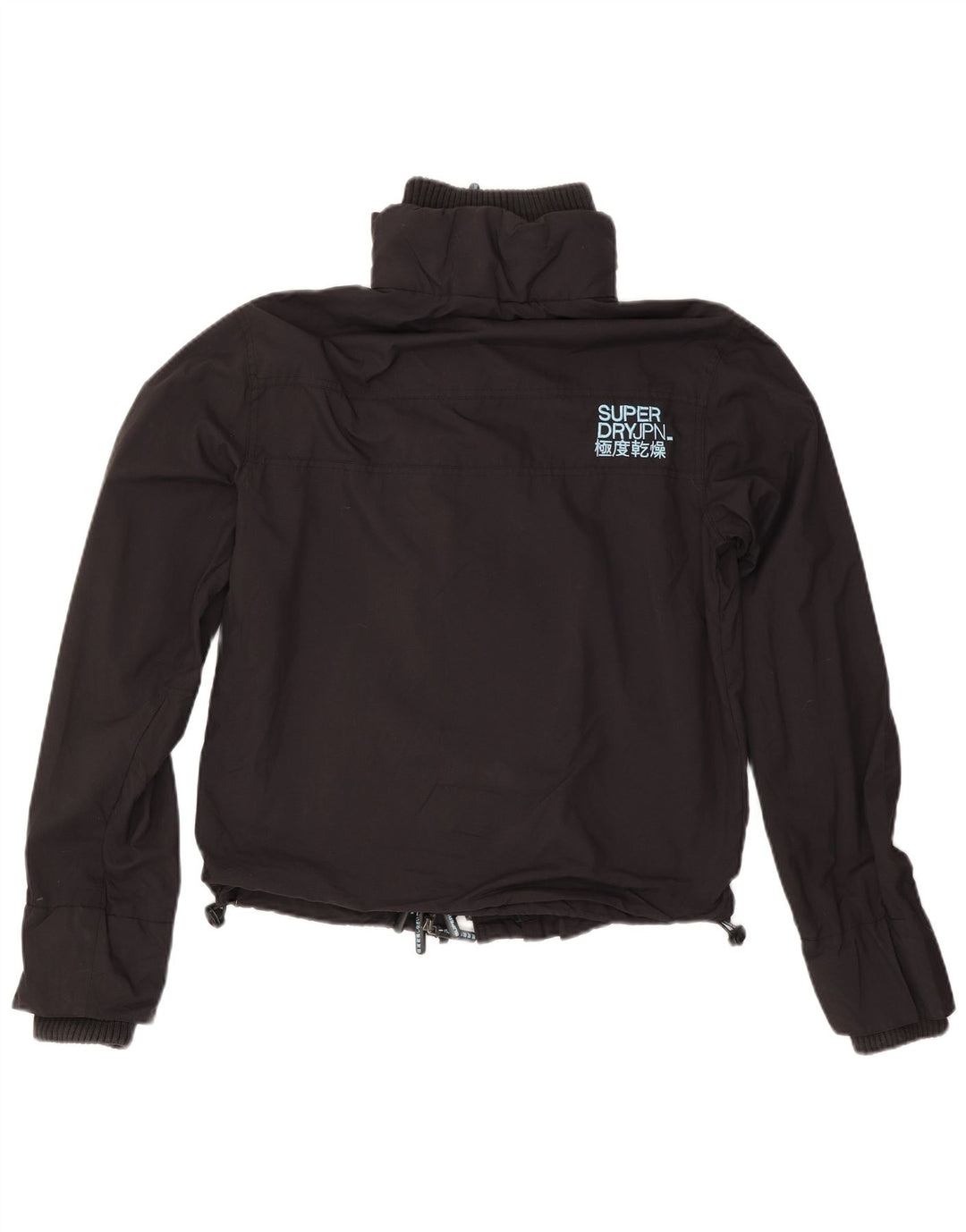 Superdry Veste de pluie graphique pour femme UK 14 Medium Black Nylon