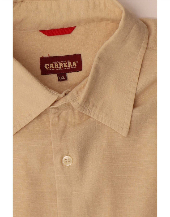 Carrera Chemise Homme 2XL Coton Beige