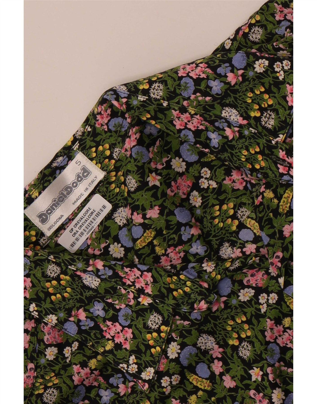 Daniel Dodd Chemise à manches courtes pour homme Grand vert floral
