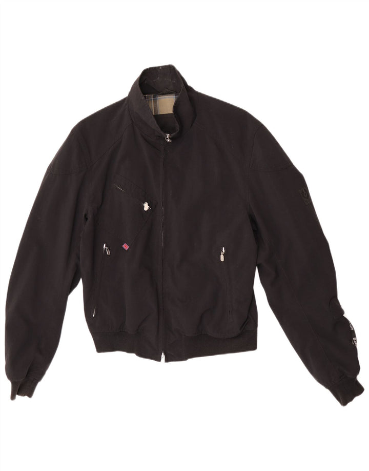 Belstaff Veste Bomber Homme UK 38 Medium Noir Nylon