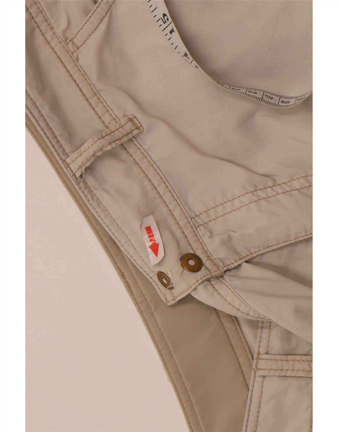 Columbia Short Cargo Femme US 8 Medium W30 Nylon Blanc Cassé