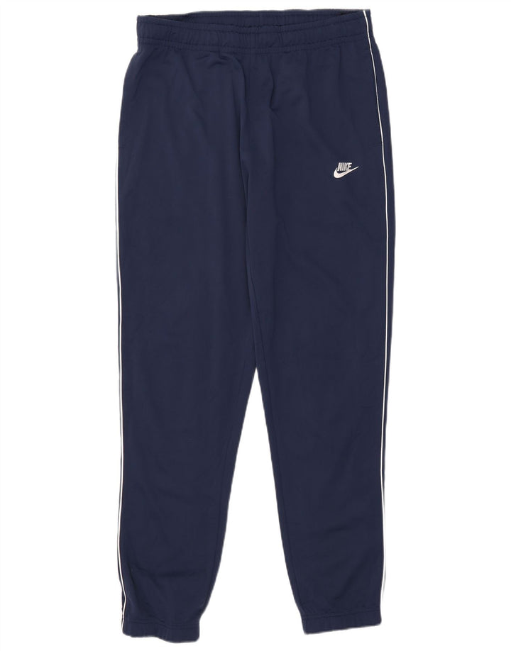 Nike Pantalon de survêtement pour homme Pantalon de jogging Large Bleu marine Polyester