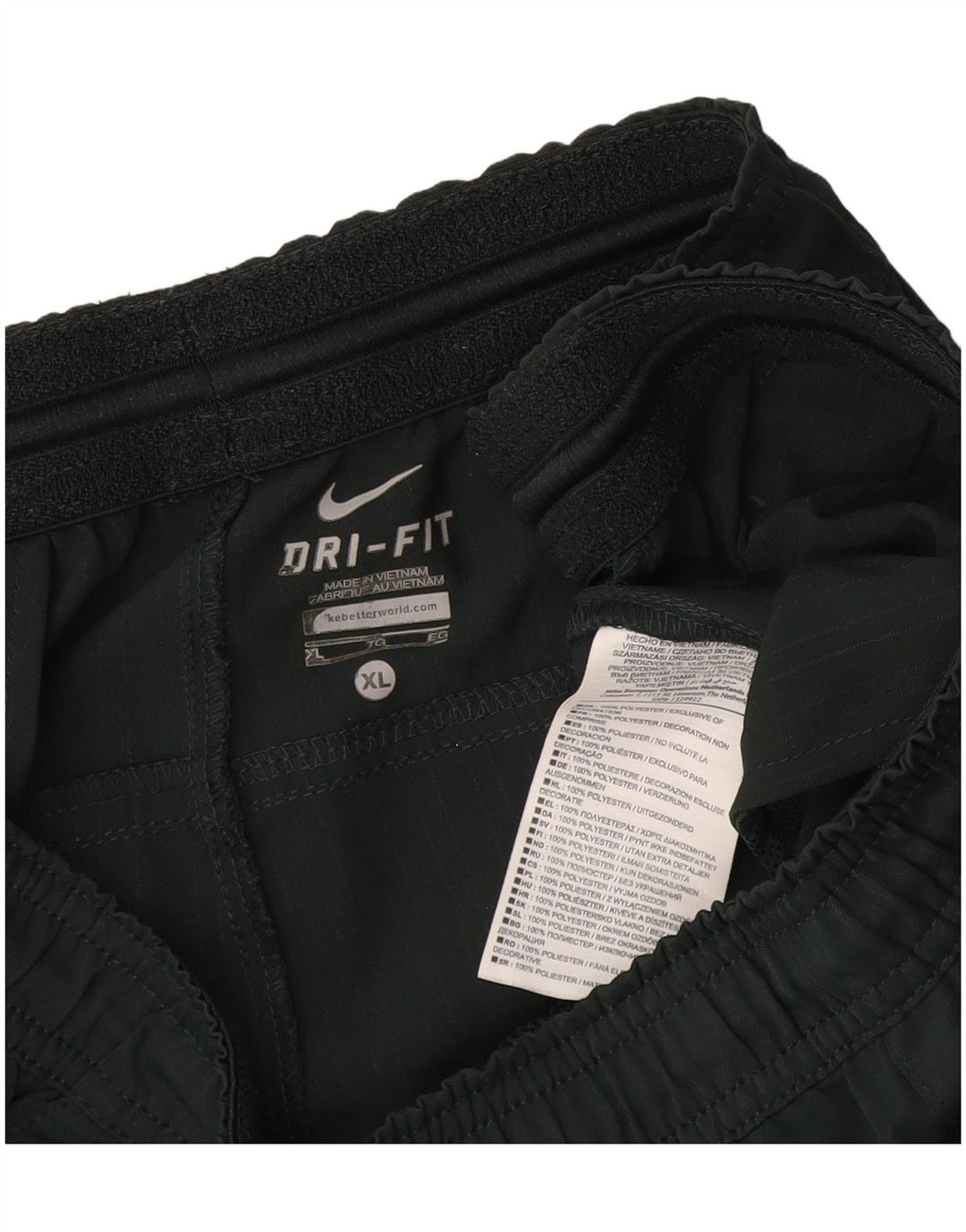 Nike Short de sport pour homme XL Gris Colorblock Polyester