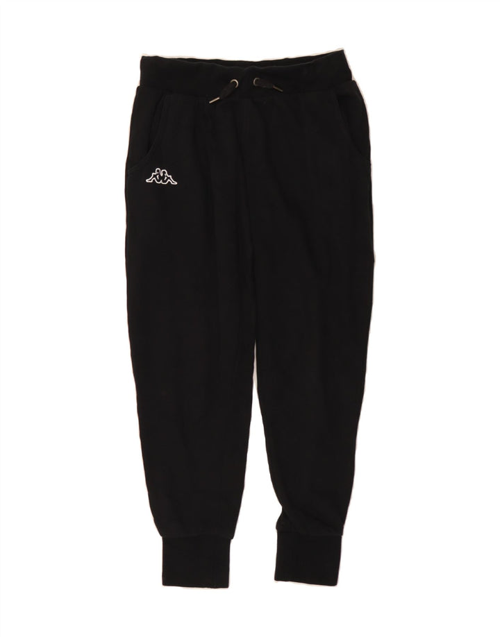 KAPPA Mens Tracksuit Trousers Joggers Small  Black Cotton Vintage Kappa and Second-Hand Kappa from Messina Hembry 