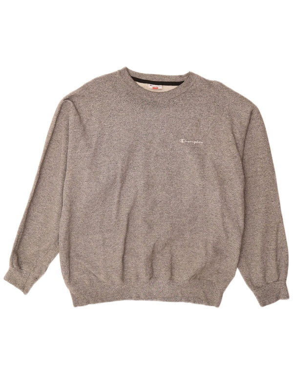 CHAMPION Sweat-Shirt Homme XL Gris Coton