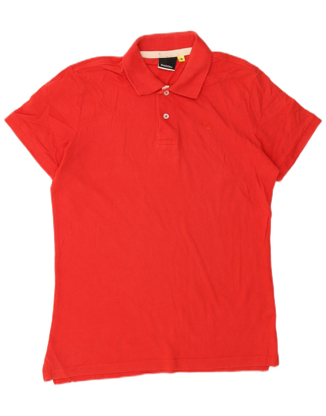 Diadora Polo Homme Rouge Moyen Coton