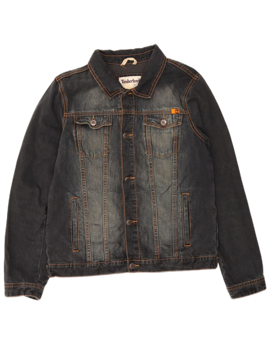 TIMBERLAND Veste en Jean Garçon 13-14 ans Gris Coton