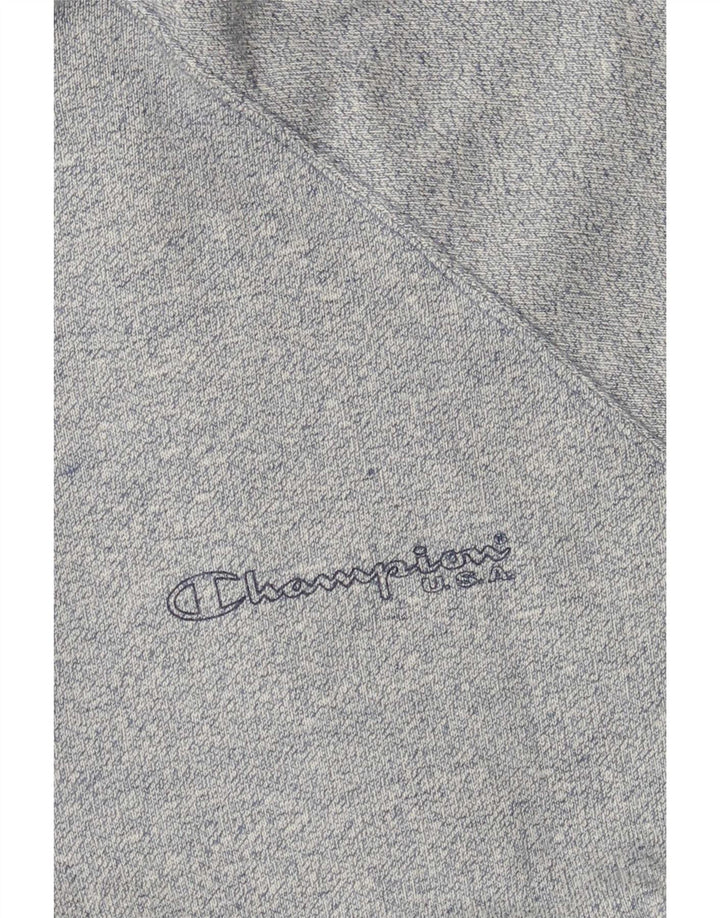 Champion Sweat-shirt à col zippé pour homme, grand gris