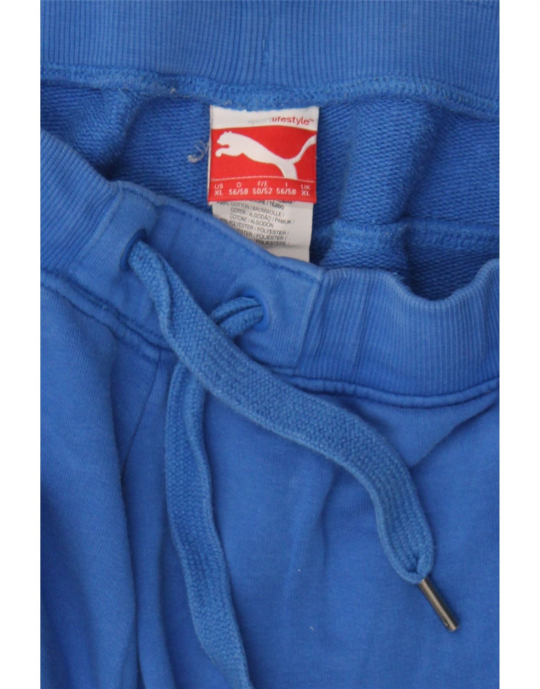PUMA Mens Graphic Sport Shorts XL Blue Cotton Vintage Puma and Second-Hand Puma from Messina Hembry 
