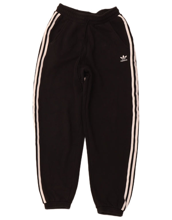 ADIDAS Pantalon de survêtement pour femme Joggers UK 8 Small Noir Coton
