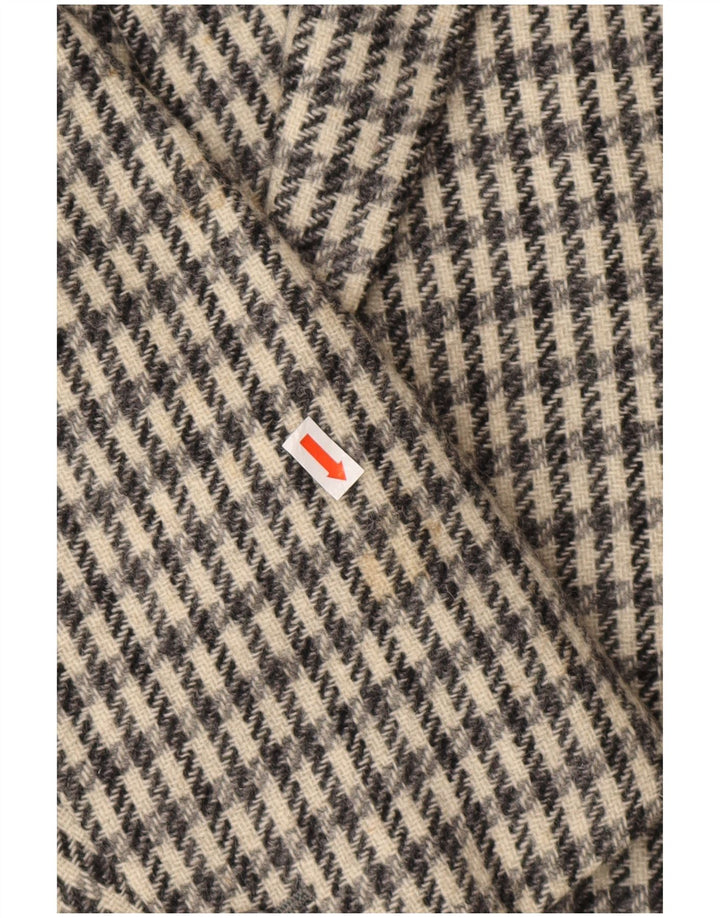 DEI FILZI Veste Blazer 3 Boutons Homme IT 48 Gris Moyen Pied-de-Poule