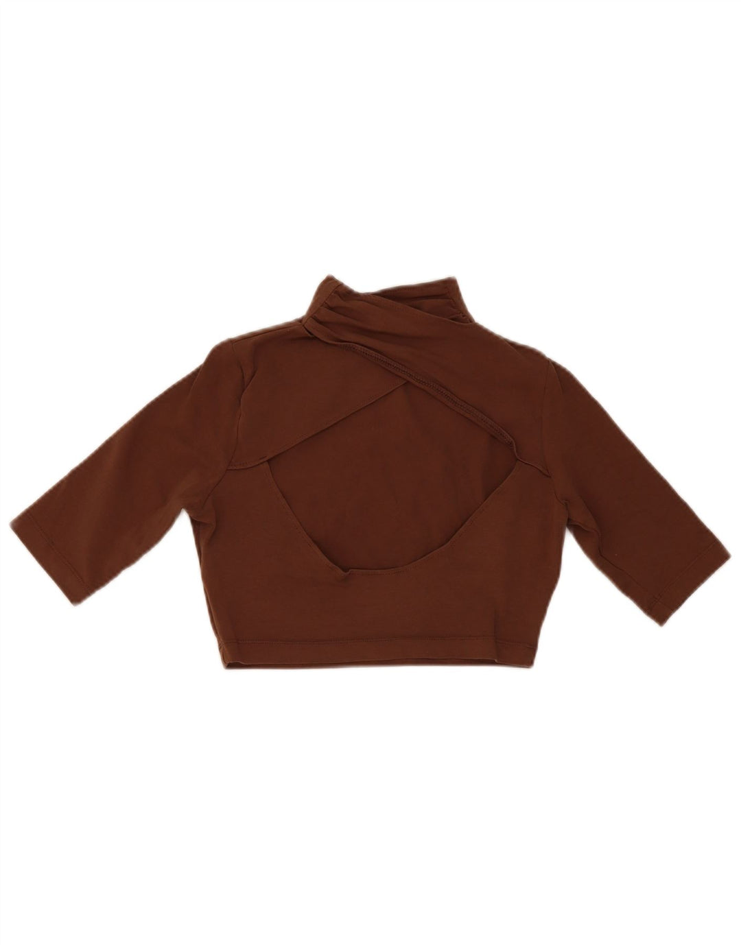 Puma Haut court pour femme UK 10 Small Marron Coton