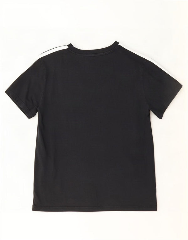 Adidas T-Shirt Femme Top UK 20/22 XL Noir Coton