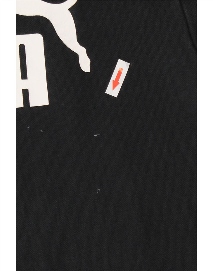 Puma Pull à Capuche Graphique Homme Noir Moyen Coton