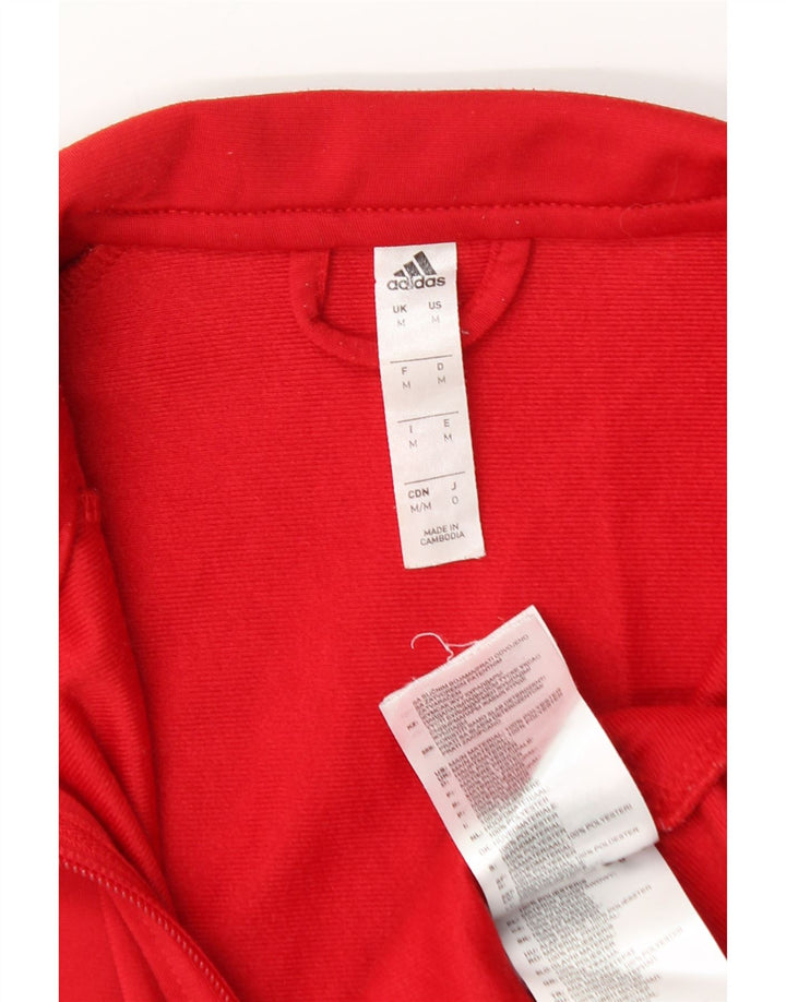 Adidas Veste de survêtement pour homme Rouge moyen Polyester