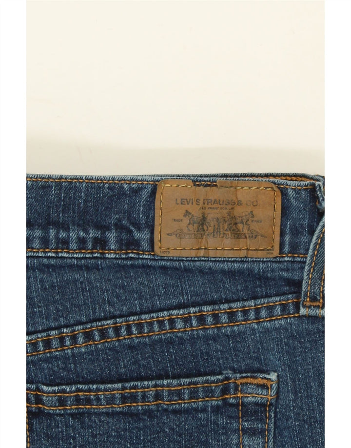 LEVI'S Womens 515 Denim Shorts US 10 Large W32  Navy Blue Cotton Vintage Levi's and Second-Hand Levi's from Messina Hembry 