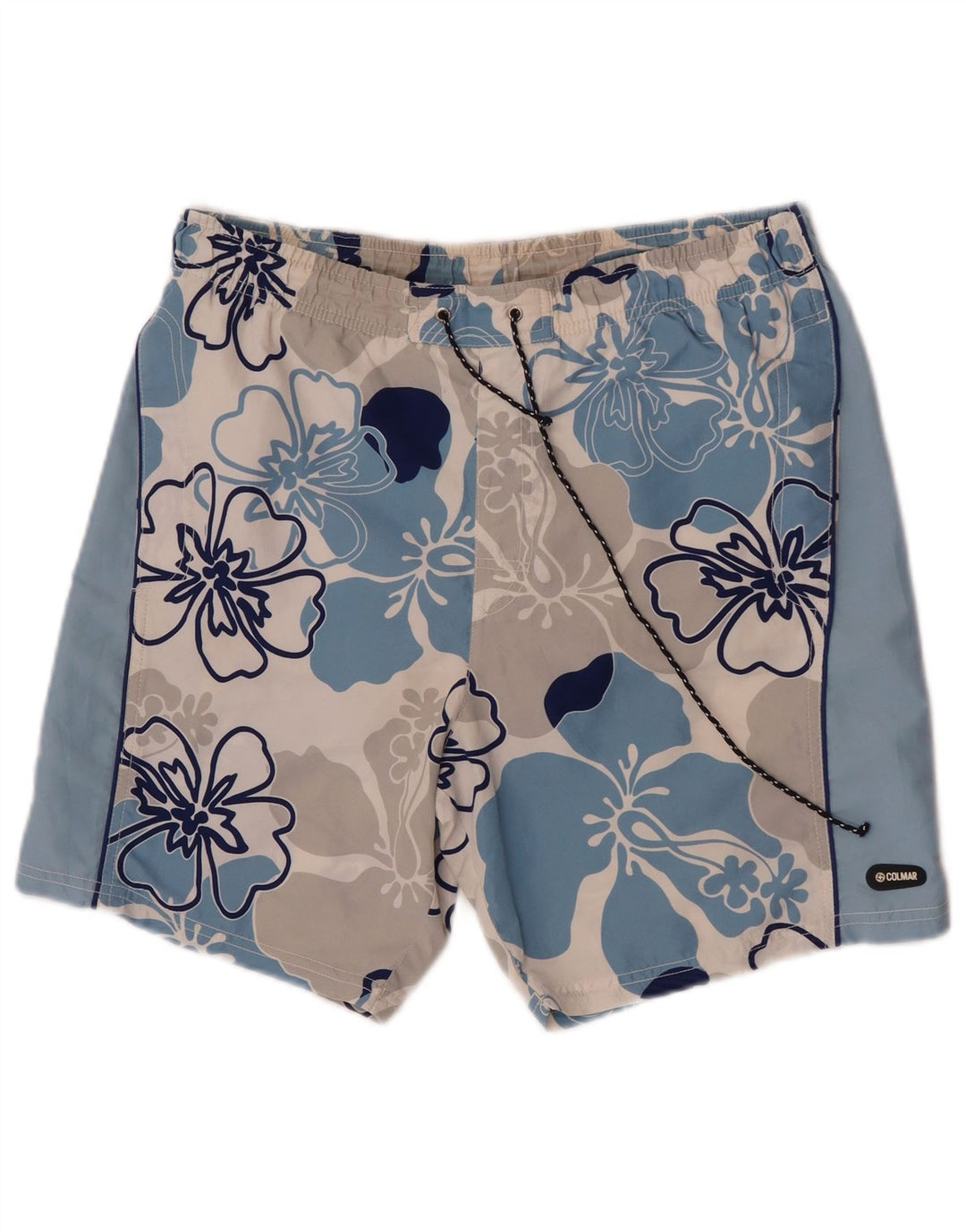 Colmar Short de Bain Homme IT 48 Bleu Moyen Floral Polyester