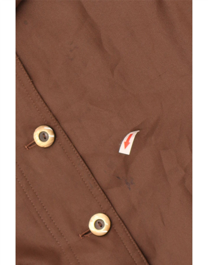 Claude Havrey Trench Femme UK 14 Large Marron Polyester