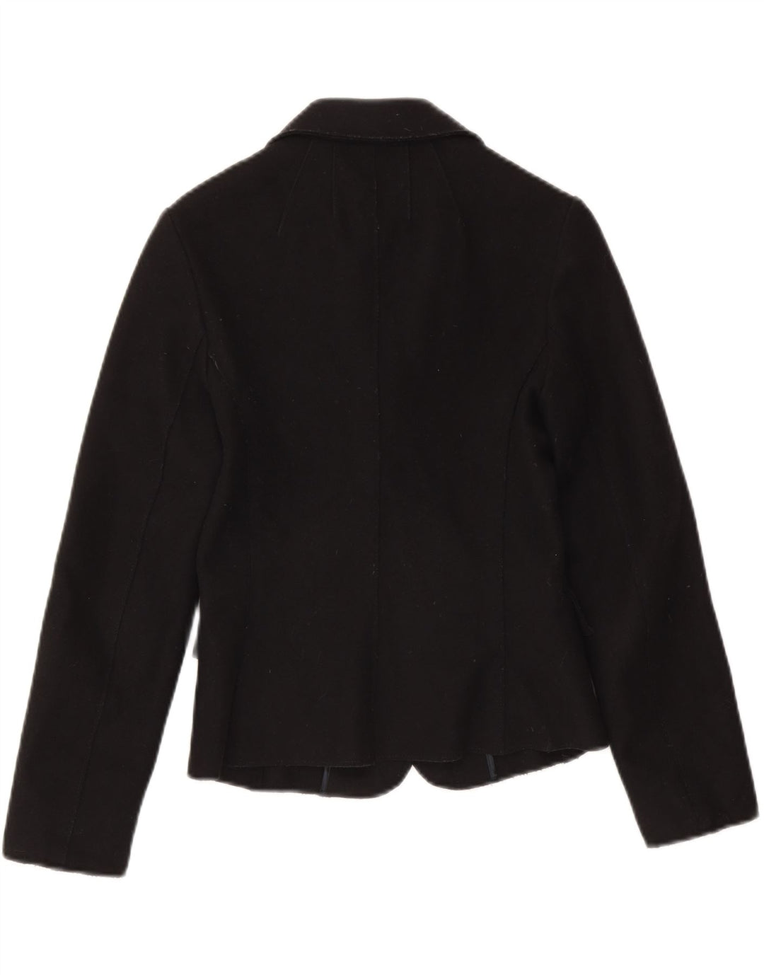 Paoloni Femme Veste Blazer IT 42 Laine Noir Moyen