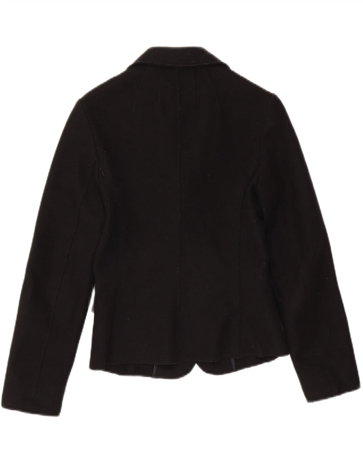 Paoloni Femme Veste Blazer IT 42 Laine Noir Moyen