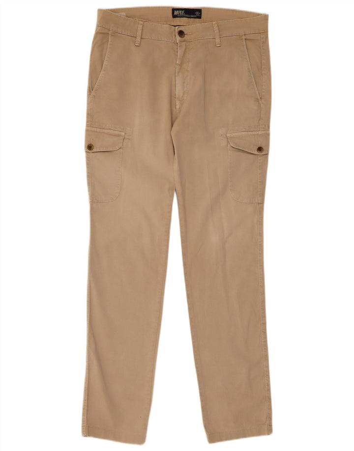 RIFLE Pantalon Cargo Slim Homme W31 L30 Beige