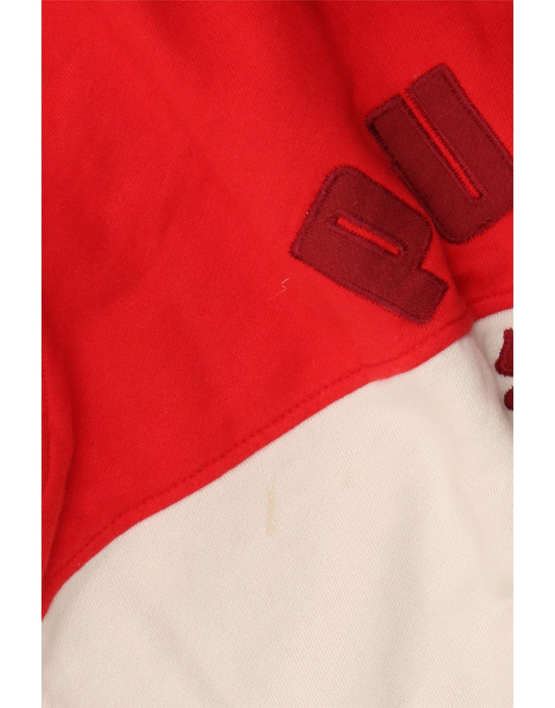 Puma Sweat à Capuche Graphic Zip Homme Rouge Moyen Colourblock Cotton