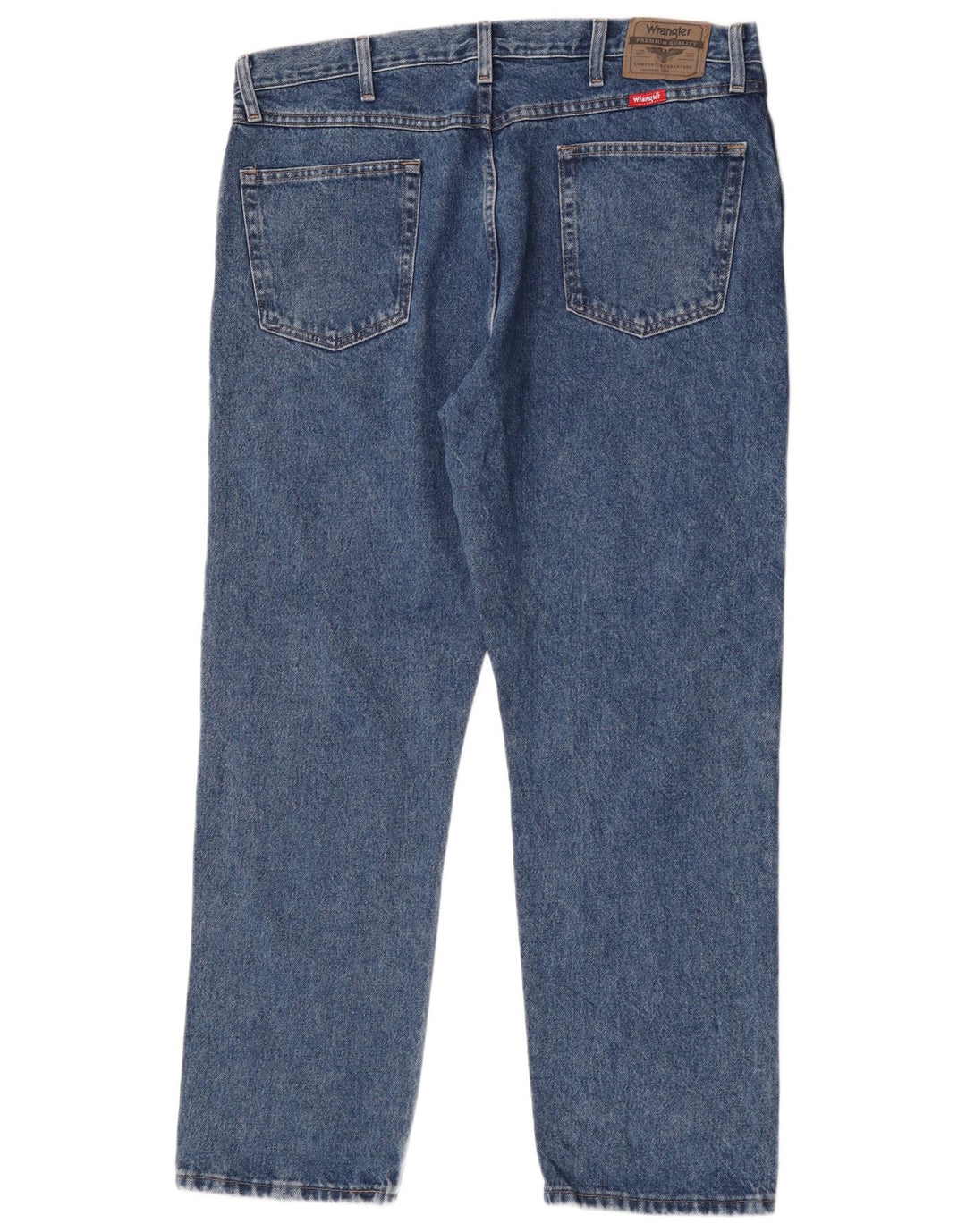 Wrangler Jean droit coupe droite W38 L30 pour homme en coton bleu
