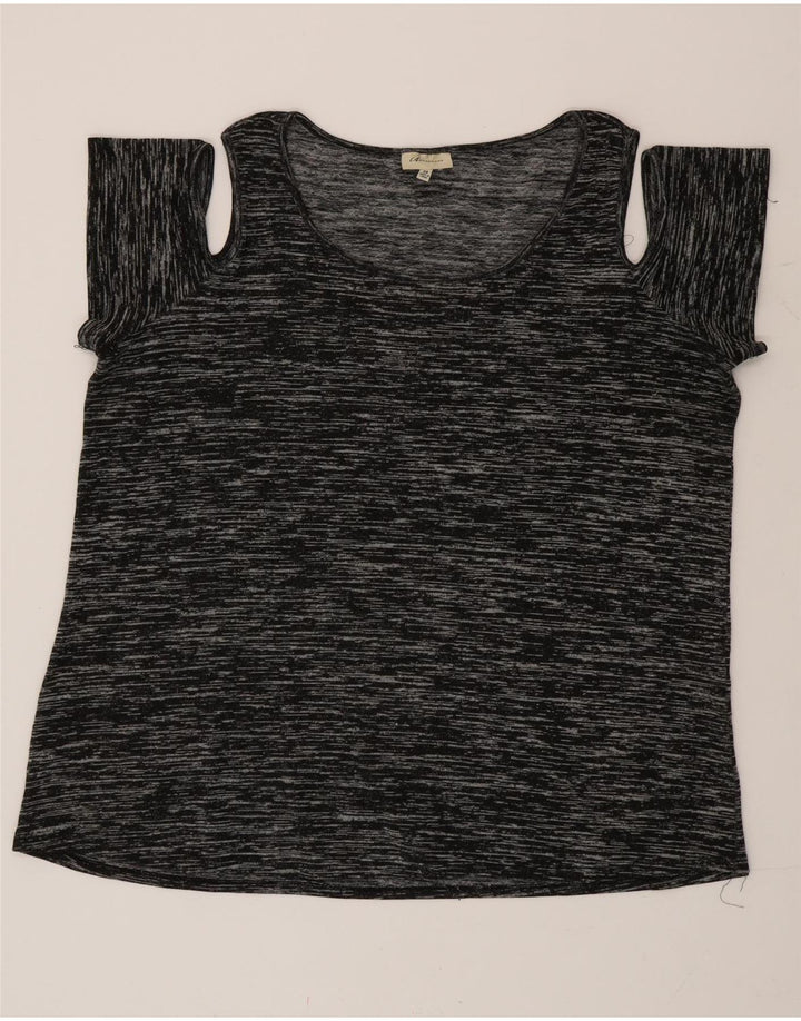 Marks & Spencer Chemisier autographe pour femme UK 20 2XL Noir moucheté