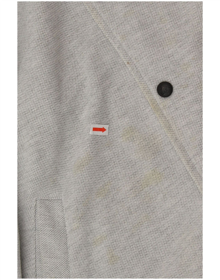 KAPPA Veste universitaire coupe ample pour homme Gris Colorblock