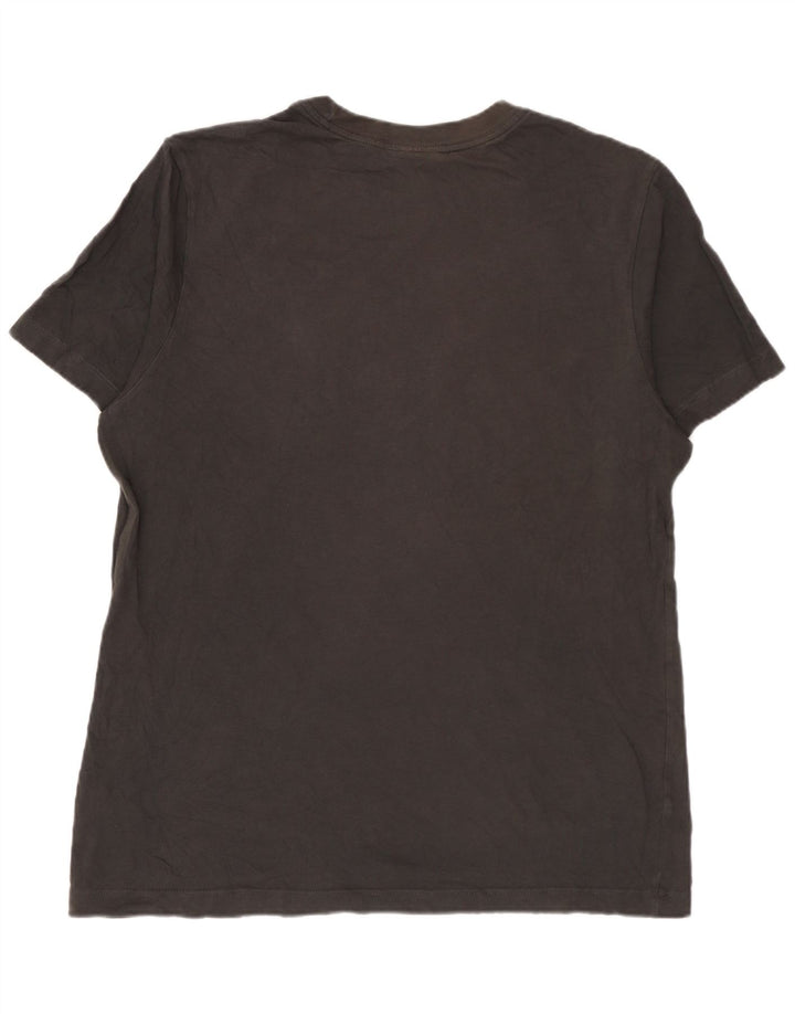 NIKE T-shirt graphique pour homme en coton noir moyen