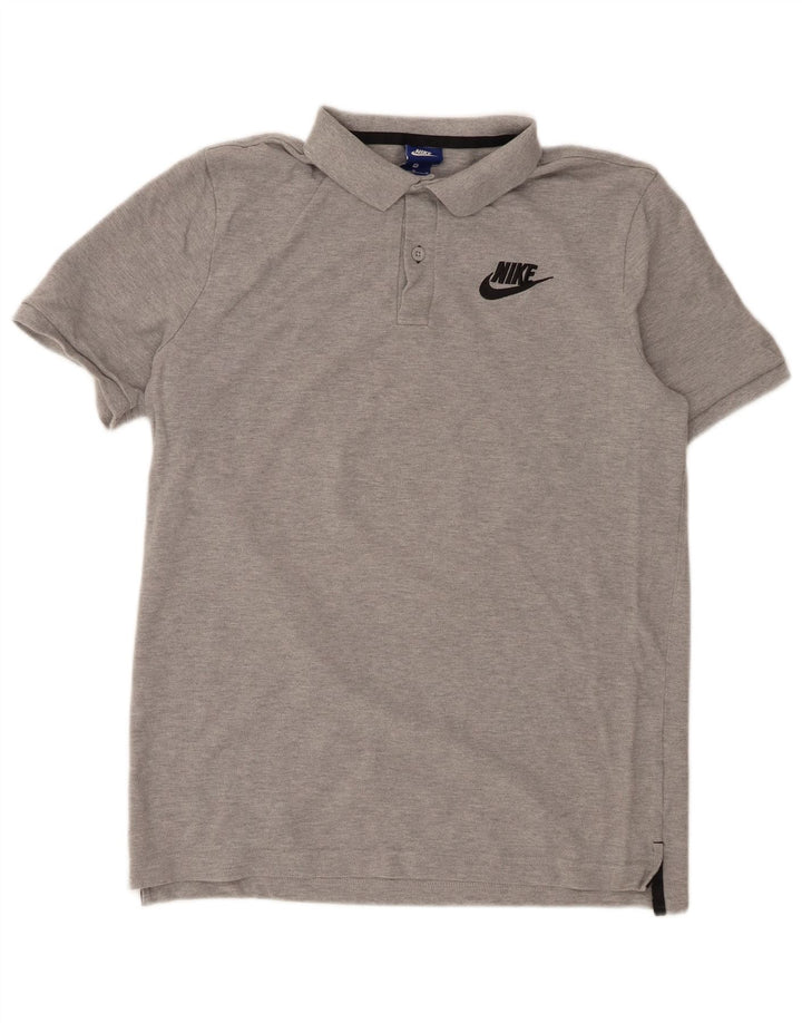 Polo Nike Homme Gris Moyen Coton