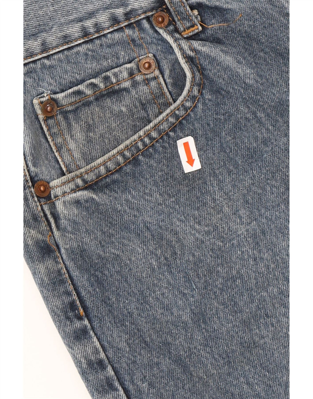 REPLAY Femme 901 Jean Court Coupe Regular W28 L23 Bleu