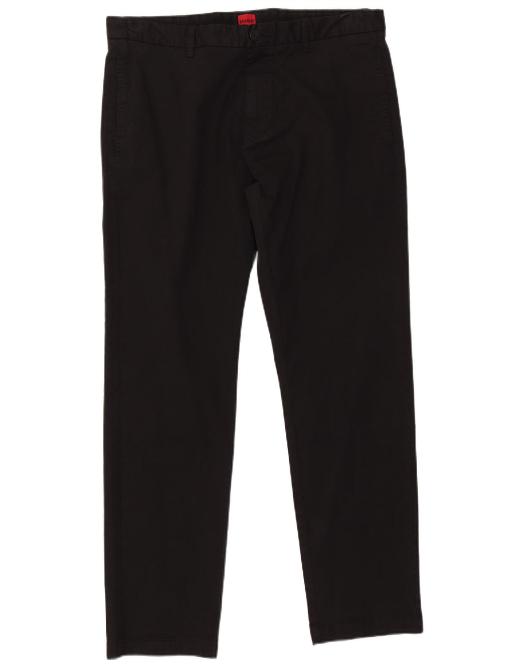 HUGO BOSS Pantalon Chino Droit Homme W38 L31 Noir