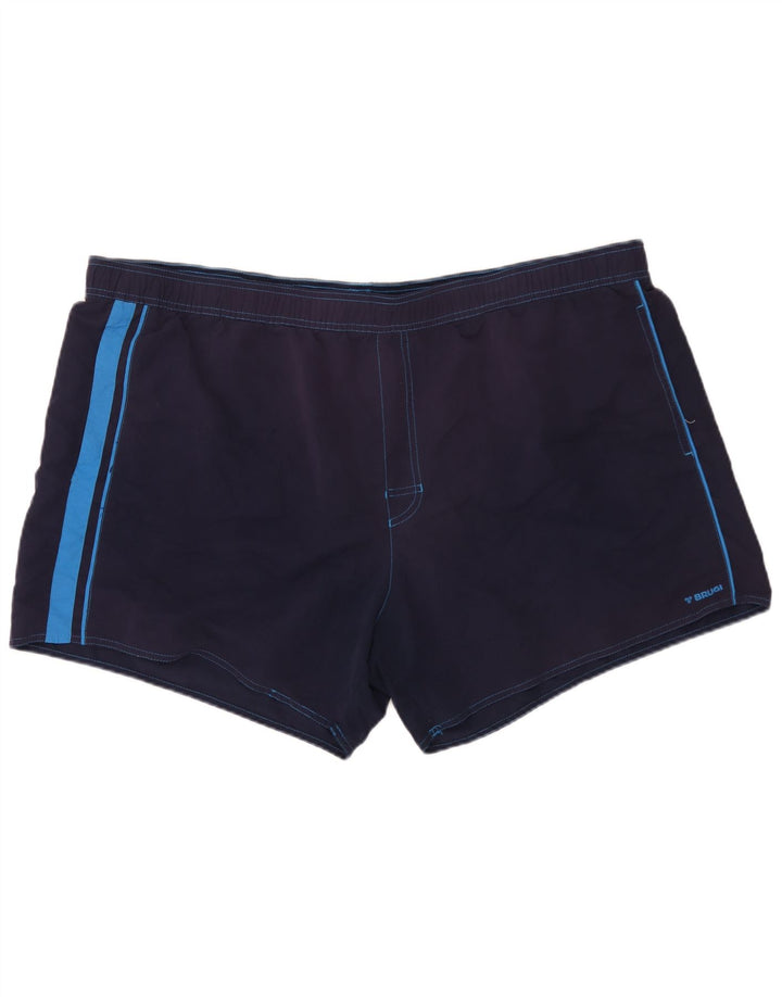 Brugi Short de Bain Homme 4XL Bleu Marine Colorblock Polyester