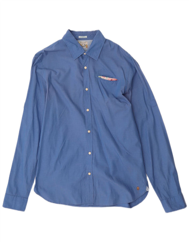 Scotch & Soda Chemise Homme Large Bleu Coton