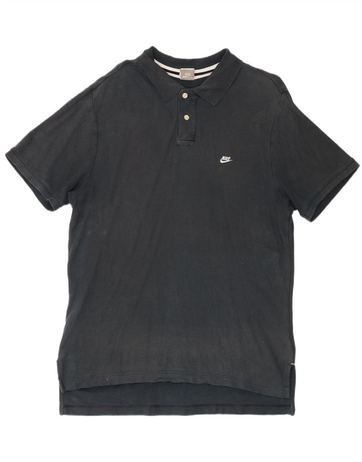 Nike Polo Homme Grand Bleu Marine Coton
