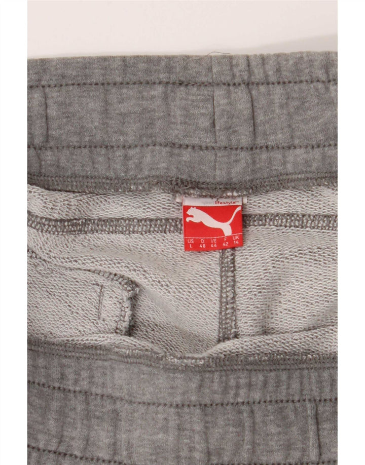 Puma Short de sport pour femme UK 14 Large W32 Gris