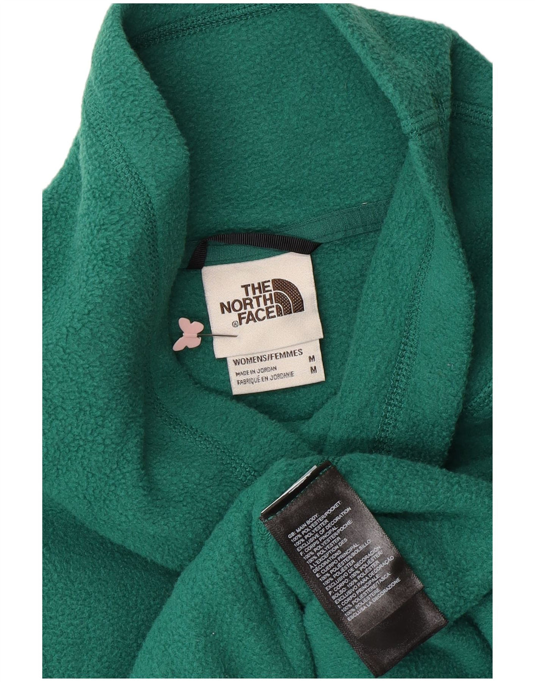 THE NORTH FACE Pull polaire pour femme UK 14 Vert moyen Polyester