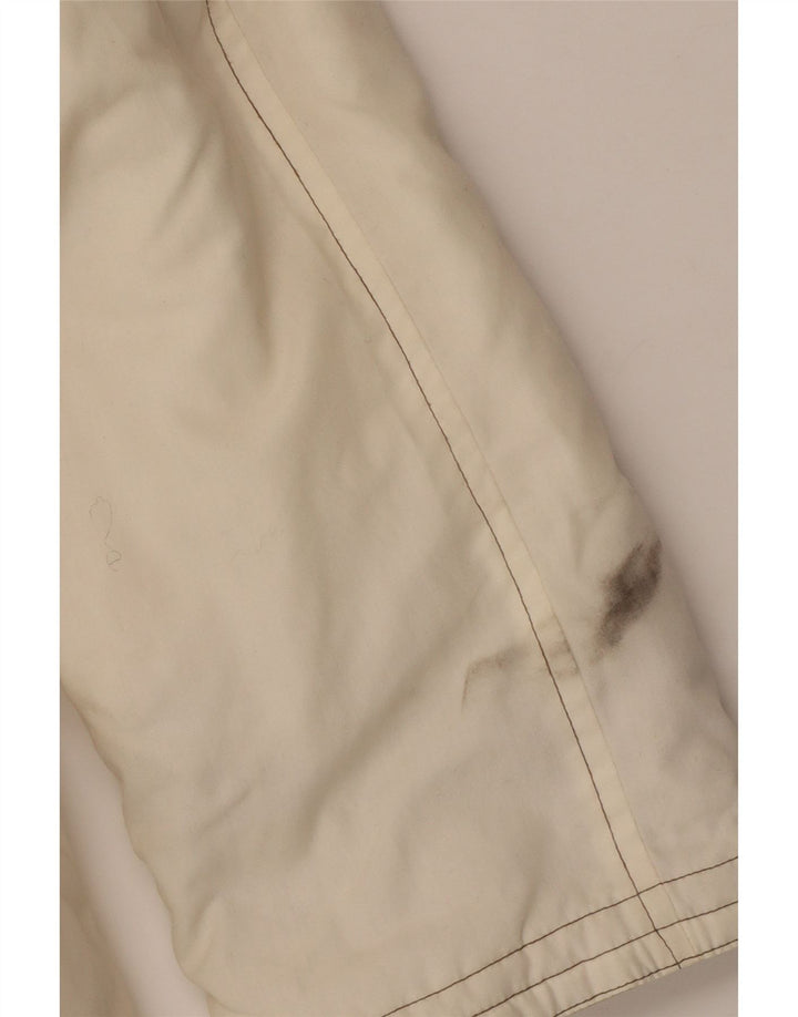 MAJESTIC Duffle-coat à capuche pour femme UK 20 2XL Blanc cassé Floral