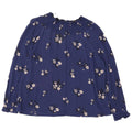 Marks & Spencer Chemisier à manches longues pour femme UK 12 Bleu marine moyen floral
