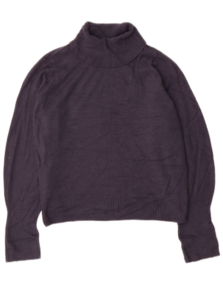 Marks & Spencer Pull col roulé pour femme UK 16 Large Bleu marine