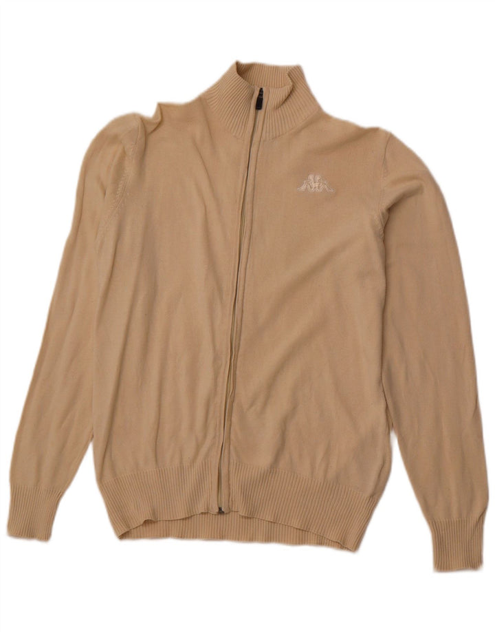KAPPA Cardigan Homme Pull Petit Beige Coton